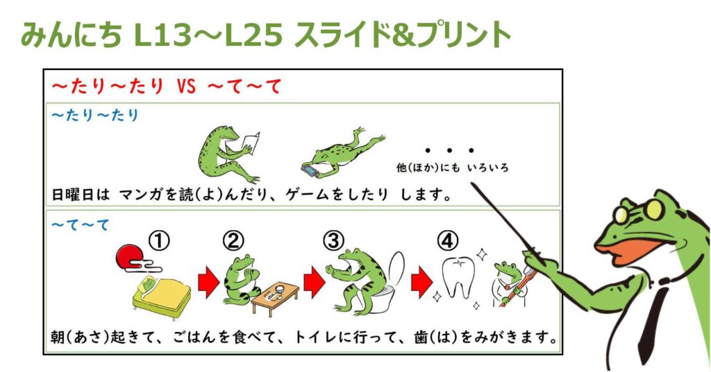 みんなの日本語 L13~L25 教材 授業用のパワポやプリントをダウンロード | ギガにほんご